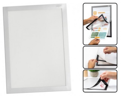 MARCO MAGN&Eacute;TICO ADHESIVO A4 GRIS FAIBO 40101 (Espera 4 dias)